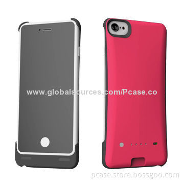 Battery Charging Cover for iPhone 6, with Built-in 16 to 32GB Memory Inside